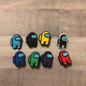Amoung Us Croc Charms 8pc